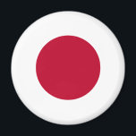 Japan Flag Magnet<br><div class="desc">Magnet with the flag of Japan.</div>