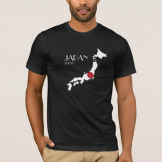 Japan Flag Map Shirt