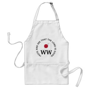 JAPAN Flag MONOGRAM Customised Scripture Standard Apron