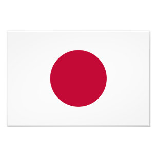 Japan Flag Photo Print