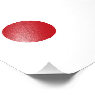Japan flag photo print