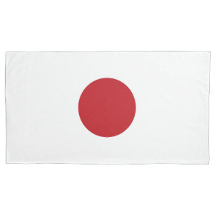 Japan flag pillowcase