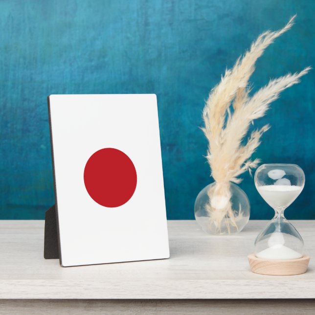 Japan flag plaque (Side)