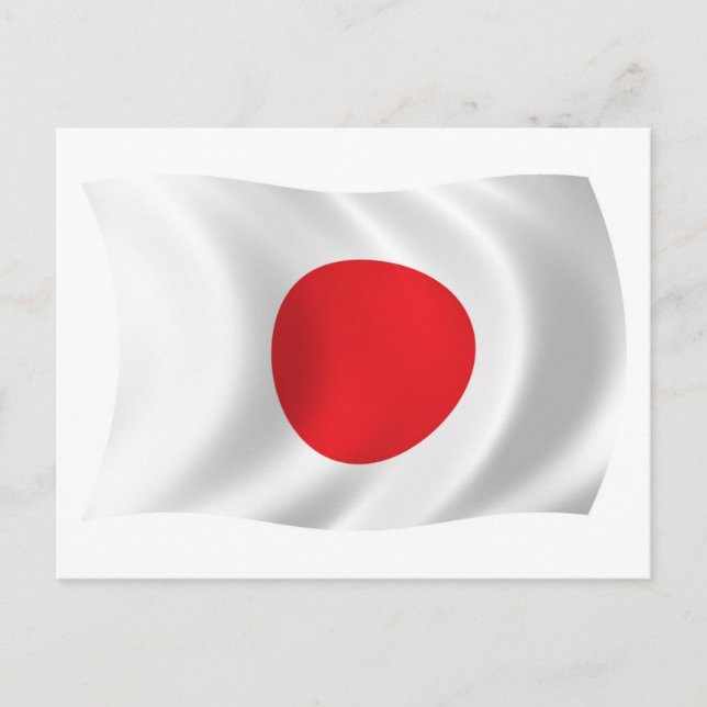 Japan Flag Postcard (Front)
