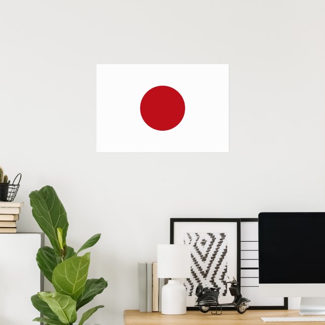 Japan flag poster (Home Office)