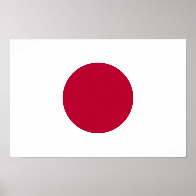 Japan Flag Poster (Front)