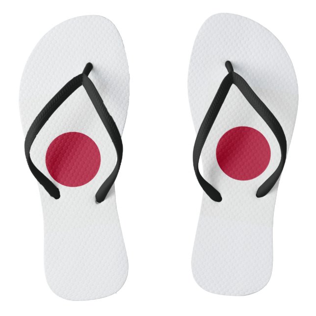 Japan Flag Thongs (Footbed)