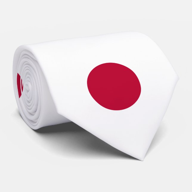 Japan Flag Tie (Rolled)