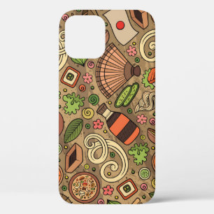 Japan Food: Cute Hand Drawn iPhone 12 Case