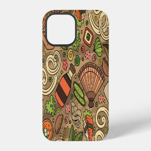 Japan Food: Cute Hand Drawn iPhone 12 Case