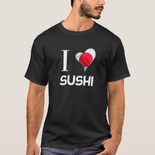 Japan Food Love Flag I Rice Seaweed Japan Men Wome T-Shirt