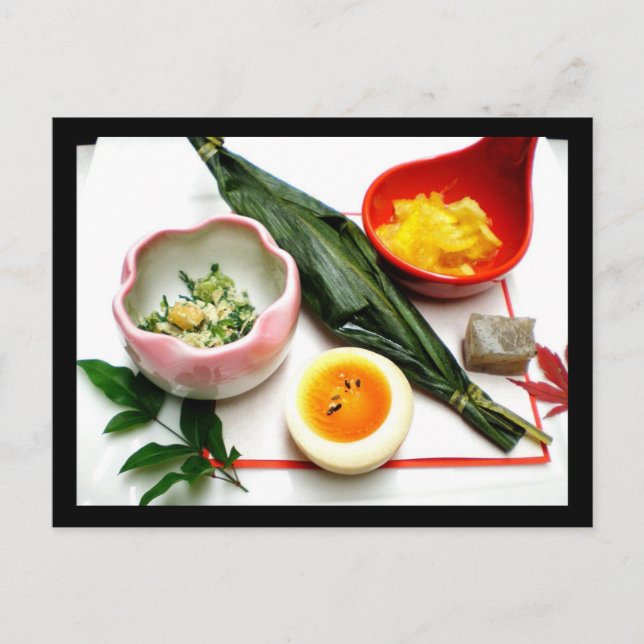 Japan Food Postcard (Front)