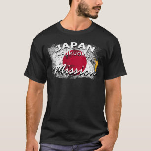 Japan Fukuoka Mormon LDS Mission Missionary T-Shirt