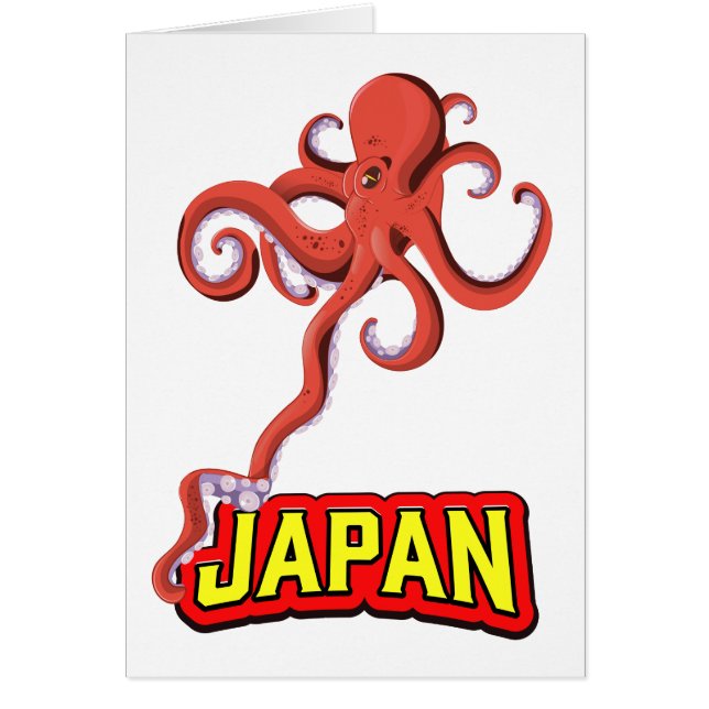 Japan Giant Squid cartoon (Front)
