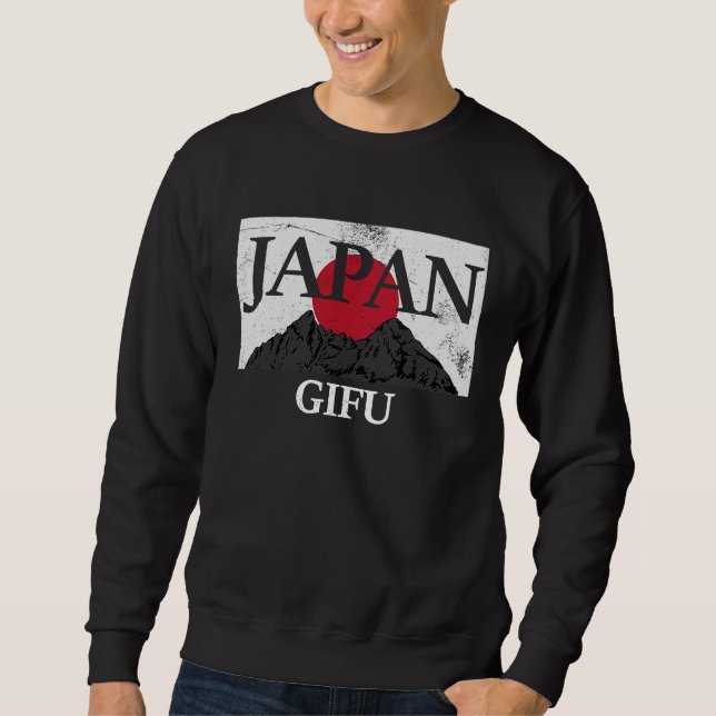 Japan Gifu Fuji san flag Sweatshirt (Front)