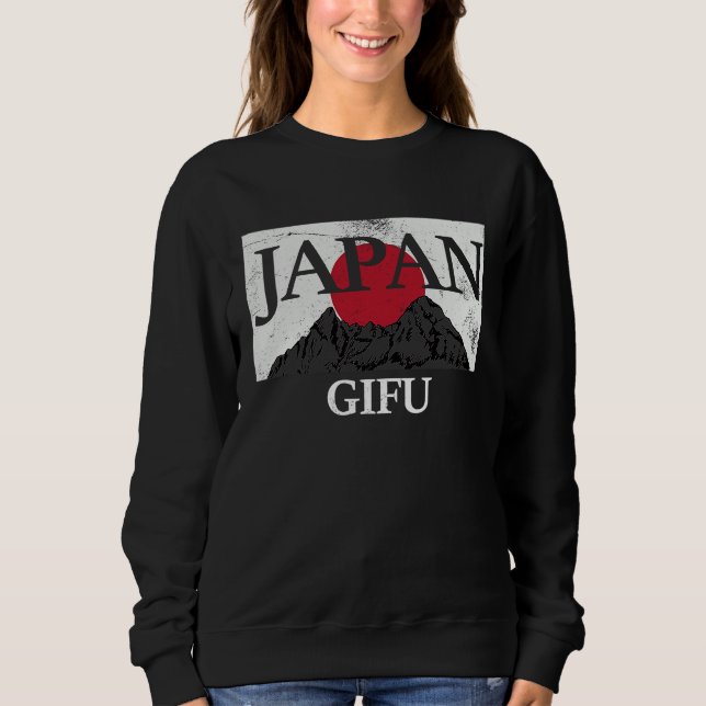 Japan Gifu Fuji san flag Sweatshirt (Front)