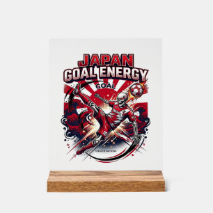 Japan Goal Energy Skeleton Striker Nations Creativ Acrylic Sign