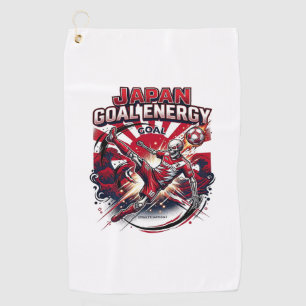 Japan Goal Energy Skeleton Striker Nations Creativ Golf Towel