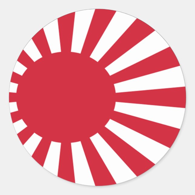 Japan Imperial Flag Euro Sticker (Front)