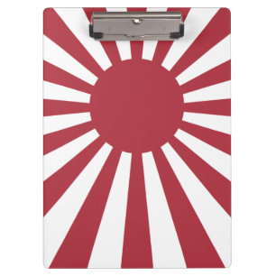 Japan Imperial Rising Sun Flag, Edo to WW2 Clipboard