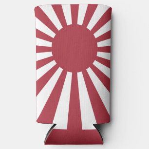Japan Imperial Rising Sun Flag, Edo to WW2 Seltzer Can Cooler