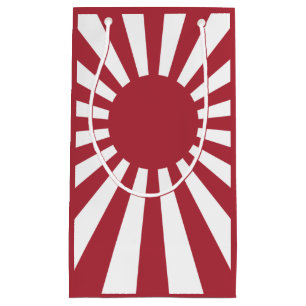 Japan Imperial Rising Sun Flag, Edo to WW2 Small Gift Bag