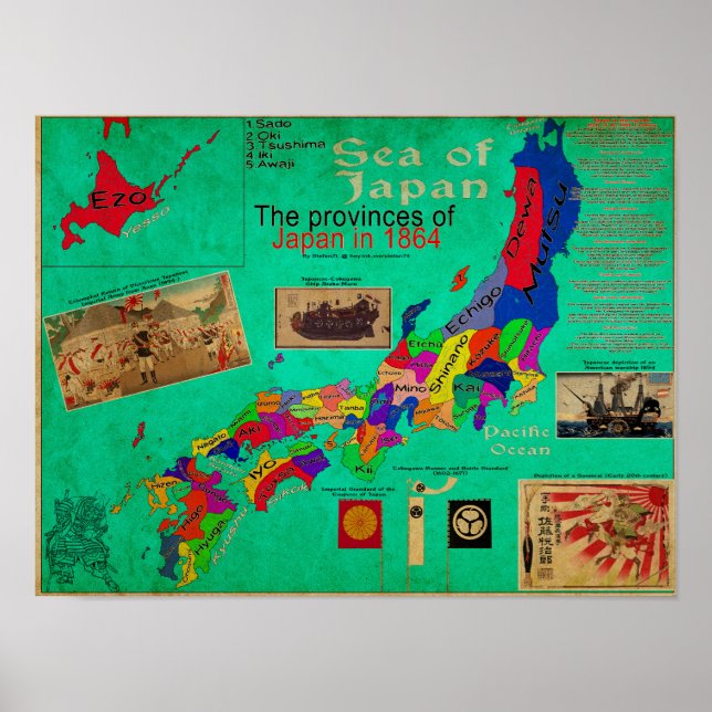 Japan in 1864 poster (Front)