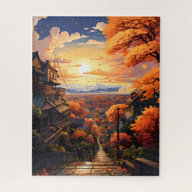 Japan in Autumn Jigsaw Puzzle (Vertical)