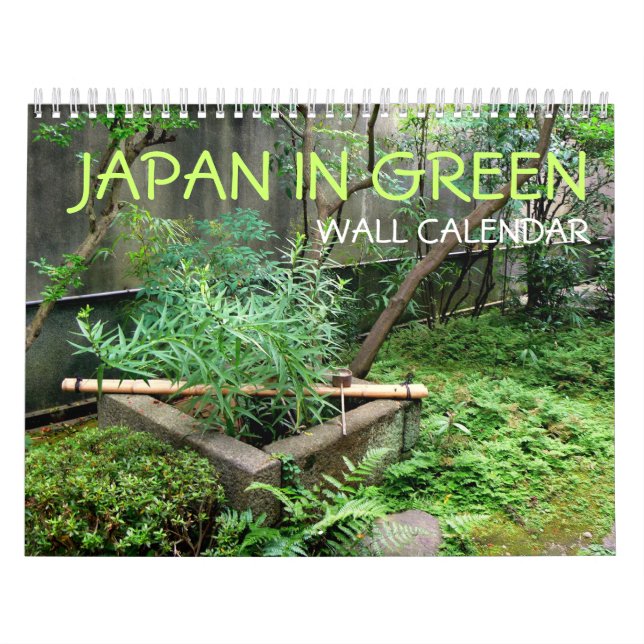 Japan in Green Wall Calendar (Cover)