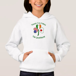 Japan Ireland USA Shamrock Flag Personalised