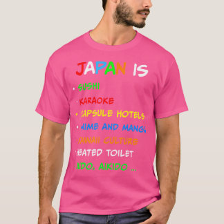 Japan Is Sushi Karaoke Anime Kawaii Culture Judo T-Shirt