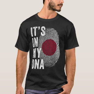 Japan It's In My DNA Cute Japanese Fingerprint Nip T-Shirt