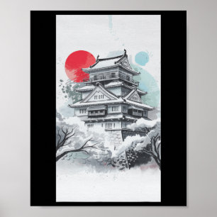 Japan Japanese Kyoto Tokyo Temple Karate Shinjuku Poster