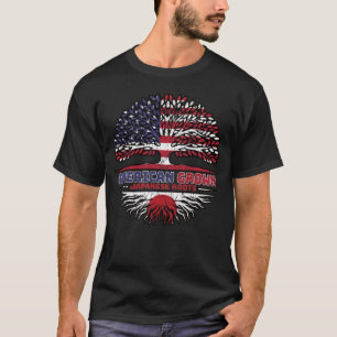 Japan Japanese US American USA United States Tree T-Shirt