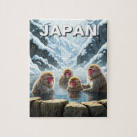 Japan Jigokudani Monkey Park Snow Monkeys