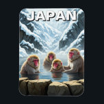 Japan Jigokudani Monkey Park Snow Monkeys Magnet<br><div class="desc">Jigokudani Monkey Park, located in Nagano Prefecture, Japan, is a unique and captivating destination famous for its wild Japanese macaques, commonly known as snow monkeys. Nestled in the snowy valleys of the Yokoyu River, the park's name, "Jigokudani, " translates to "Hell Valley, " referencing the area’s steaming hot springs and...</div>