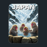 Japan Jigokudani Monkey Park Snow Monkeys Magnet<br><div class="desc">Jigokudani Monkey Park, located in Nagano Prefecture, Japan, is a unique and captivating destination famous for its wild Japanese macaques, commonly known as snow monkeys. Nestled in the snowy valleys of the Yokoyu River, the park's name, "Jigokudani, " translates to "Hell Valley, " referencing the area’s steaming hot springs and...</div>