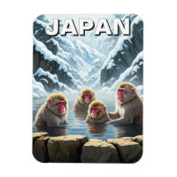 Japan Jigokudani Monkey Park Snow Monkeys