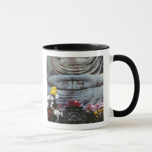 Japan, Kanagawa Pref., Kamakura. Floral Mug