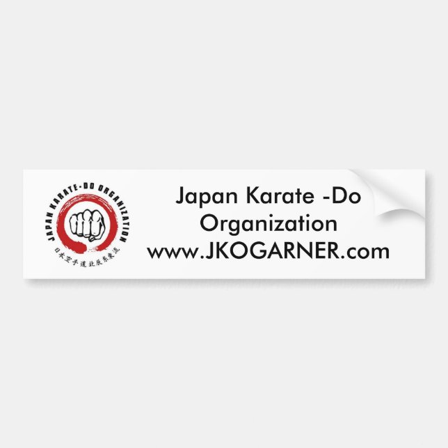 Japan Karate -Do Bumper Sticker (Front)