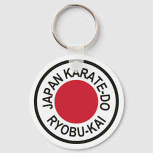 Japan Karate-Do Ryobu-Kai Logo Keychain