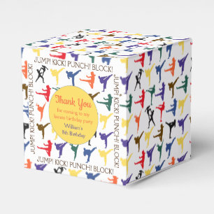 Japan Karate Martial Arts Kids Birthday Favour Box