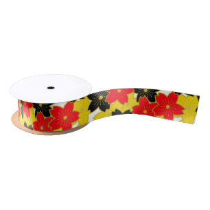 japan kimono styled sakura ribbon satin ribbon