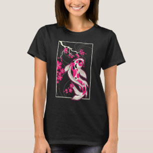 Japan Koi Japanese Fish Cherry Blossom 11 T-Shirt