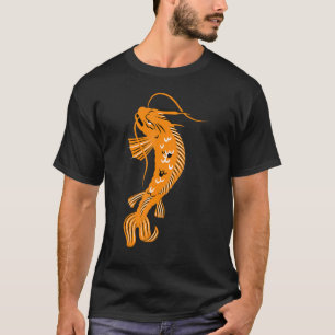 Japan Koi Japanese Fish Cherry Blossom 40 T-Shirt