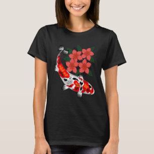 Japan Koi Japanese Fish Cherry Blossom 68 T-Shirt