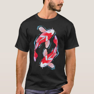 Japan Koi Japanese Fish Cherry Blossom 6 T-Shirt