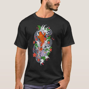 Japan Koi  Japanese Fish Cherry Blossom 82 T-Shirt