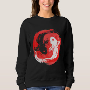 Japan Koi Japanese Fish Cherry Blossom 8 Sweatshirt