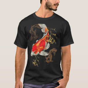 Japan Koi Japanese Fish Cherry Blossom 90 T-Shirt